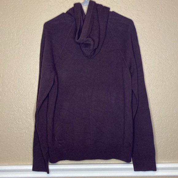 NWT VINCE Men’s Wool Cashmere full zip hooded sweater size small - Picture 7 of 11